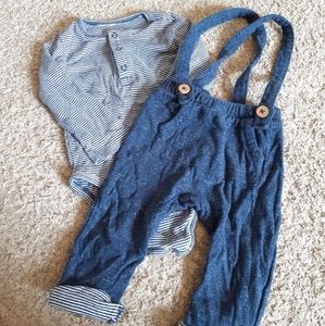 Size 12 Month Carter's Knit Overalls